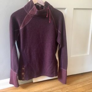 PrAna pullover plum colored sweater